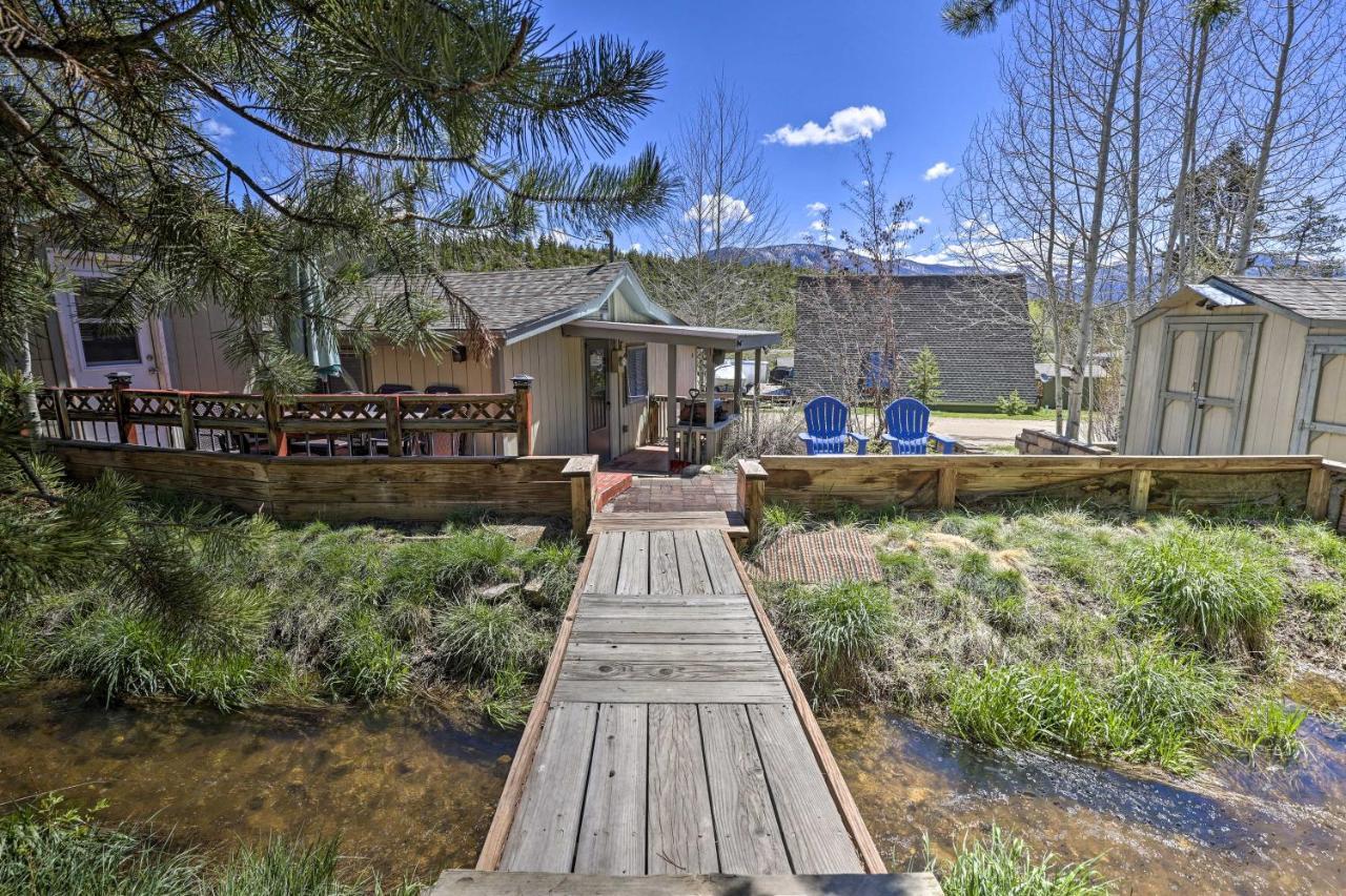 Grand Lake Home Fireplace, Deck And Mountain Views Exterior foto
