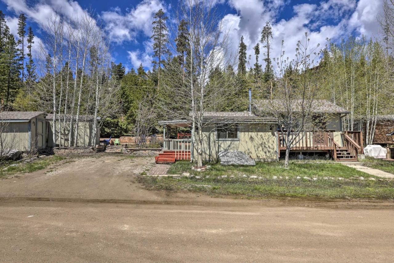 Grand Lake Home Fireplace, Deck And Mountain Views Exterior foto